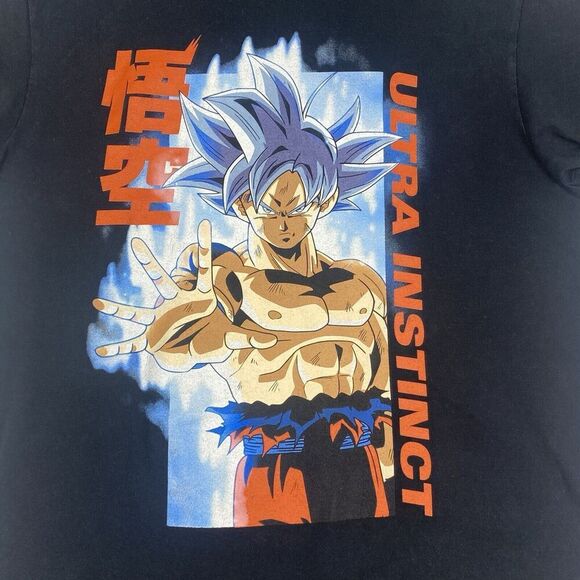 Dragon Ball Z graphic Shirt Adult Large Black Crewneck Short Sleeve Anime Tee - Picture 3 of 6